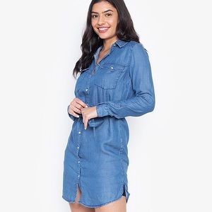 Springfield Denim Shirt Dress